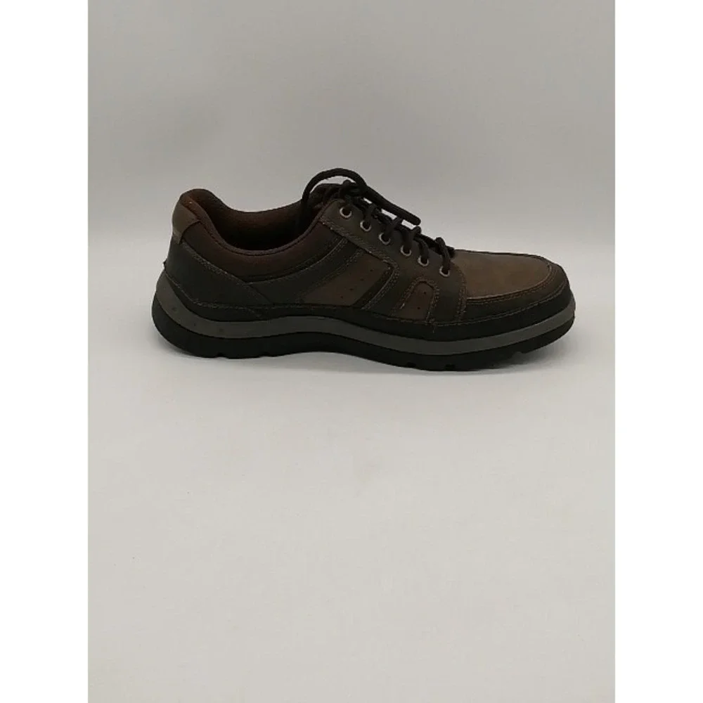 Deer Stags Shoes Sneakers Mens Shae Brown 9.5 Oxford Leather Memory Foam Casual
